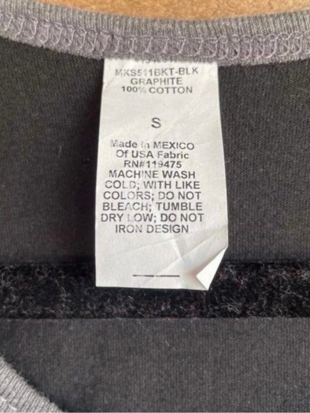 Talentless Men’s Ringer Tank Top - Graphite/Black - New - Picture 3 of 3